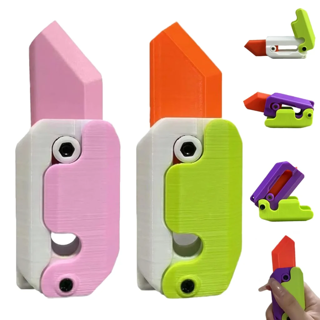 3D Printed Radish Knife: The Cutest Fidget Toy for Kids