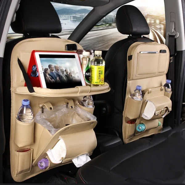 Beige Car Organizer