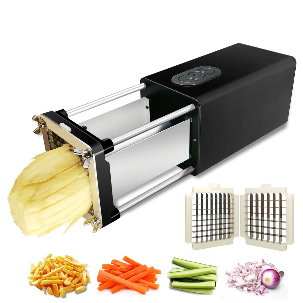 Electric French Fry Cutter with Stainless Steel Blades