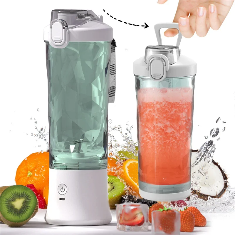 Portable Blender for Shakes & Smoothies: 6-Blade Mini Blender for Personal Use
