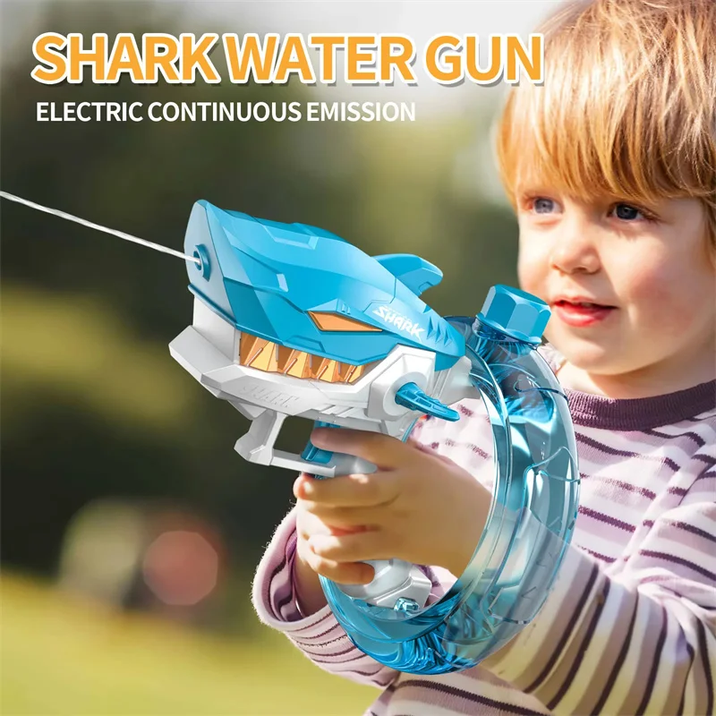 Shark Electric Water Gun – Fully Automatic, Non-Stop Fun