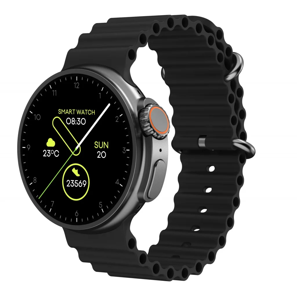 K9 Smart Watch 1.39: Round AMOLED Display, Wireless Charging, NFC Payments