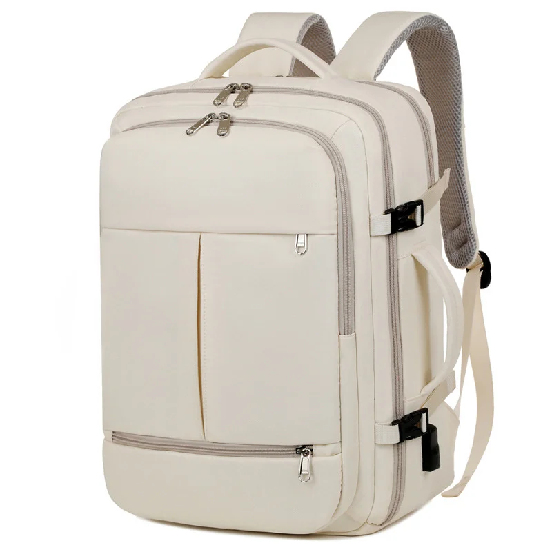 Large Laptop Backpack: Multiple Pockets And Zippers for Work & Travel