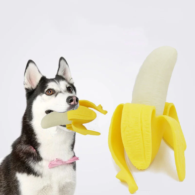 TPR Banana Pet Toy: Interactive & Durable Fun for Your Furry Friend